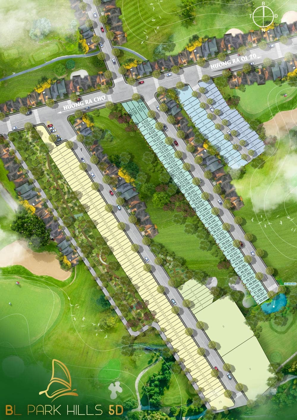 Mặt bằng Bảo Lộc Park Hill khu 5D