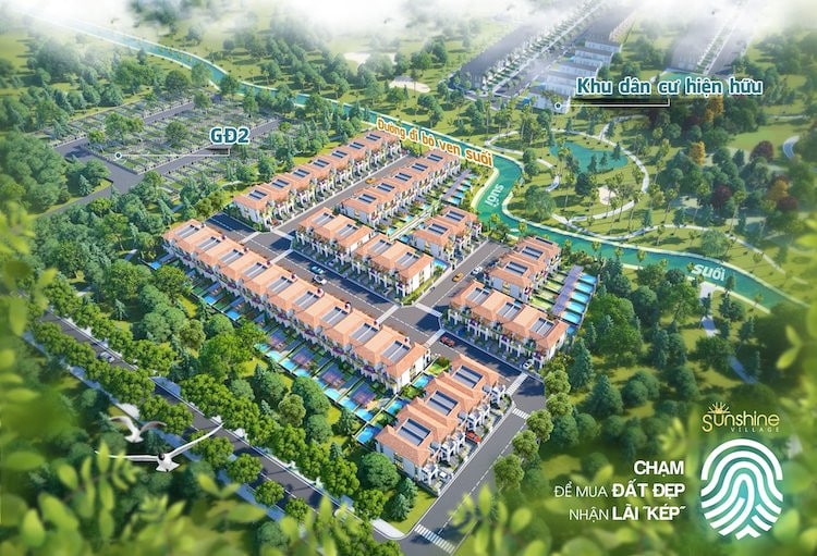Tổng thể dự án đất nền Sunshine Village Bảo Lộc