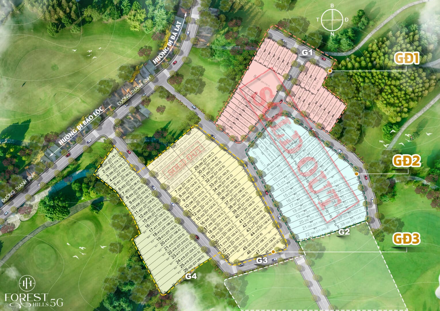 Mặt bằng dự án Top Garden Hill 4