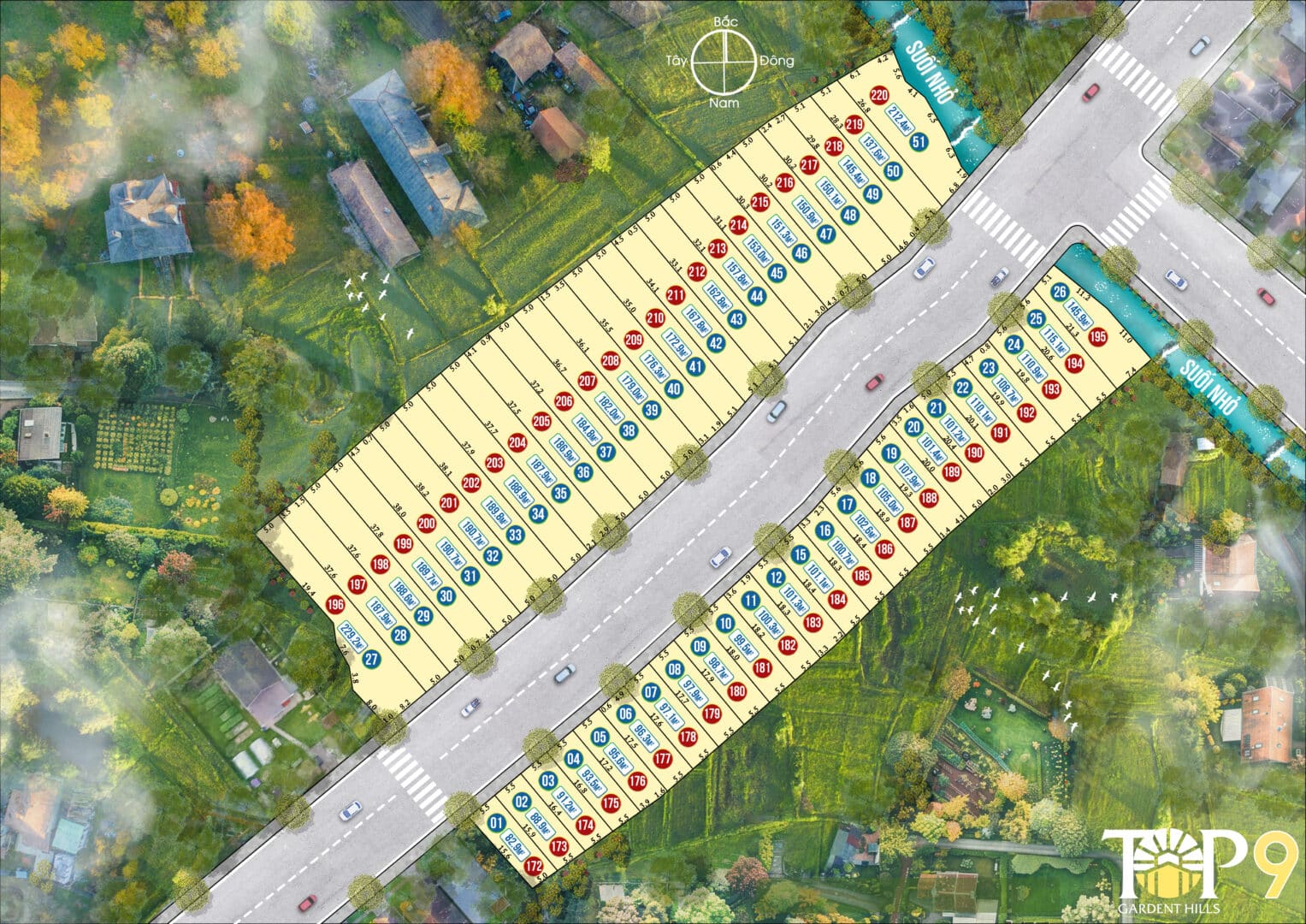 Mặt bằng dự án Top Garden Hill 9