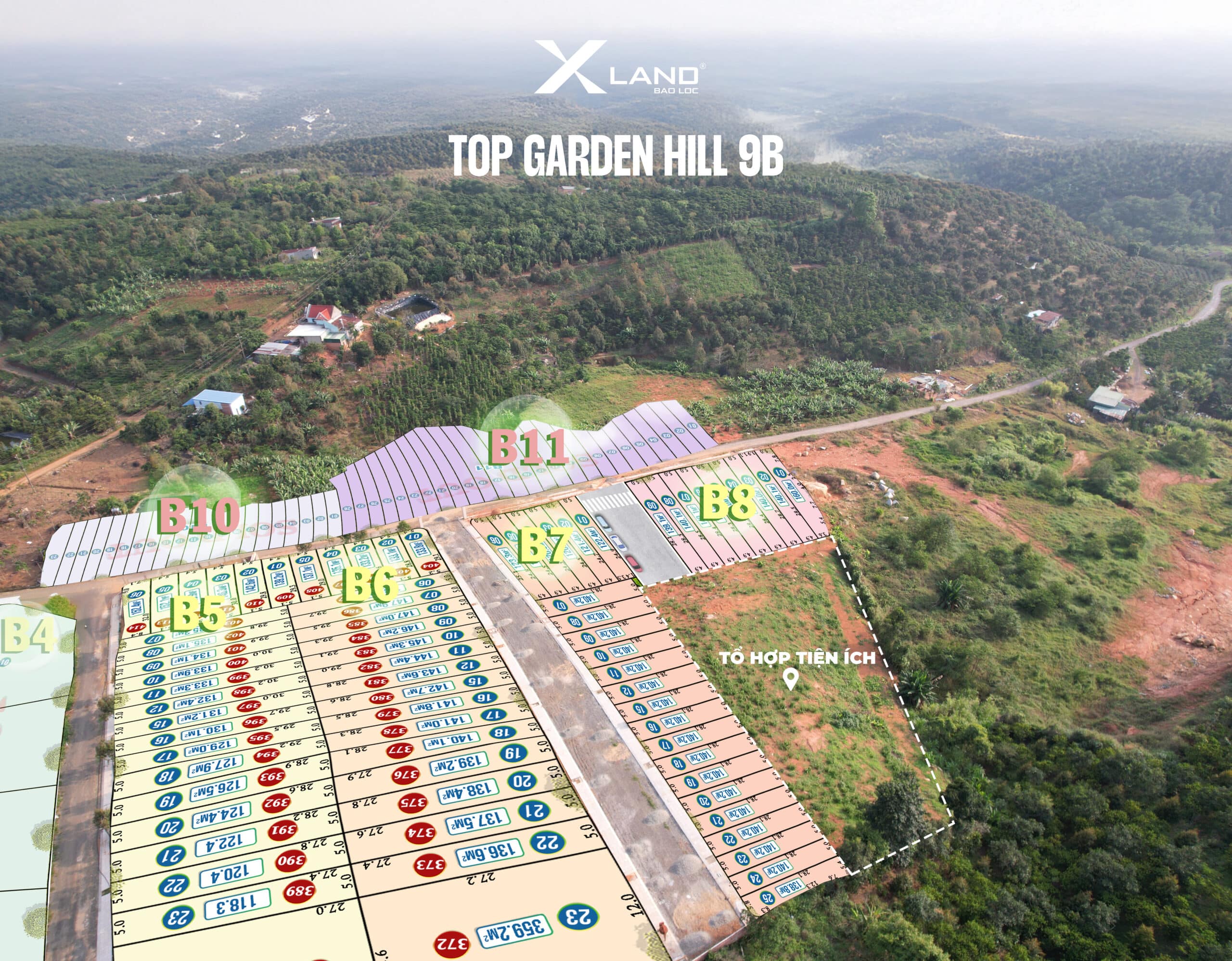 Mặt bằng dự án Top Garden Hill 9B